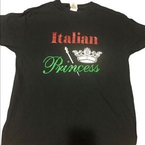 Vintage Italian princess graphic tee